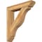 Ekena Millwork Funston Slat Rough Sawn Bracket w/ Offset Brace, Western Red Cedar, 8"W x 40"D x 44"H BKT0806X40X44FST06RWR - alternate 1